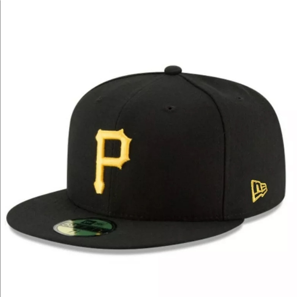 NEW ERA - MLB Baseball Hat - Pittsburgh Pirates 59FIFTYFitted Cap - Black